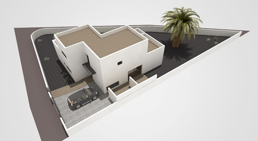 Under-Construction 4-Bedroom Villa with Famara Cliffs Views – El Cuchillo – photo 4